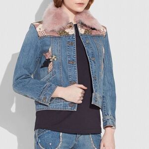 Coach 1941 Quilted Patchwork Denim Jacket💎